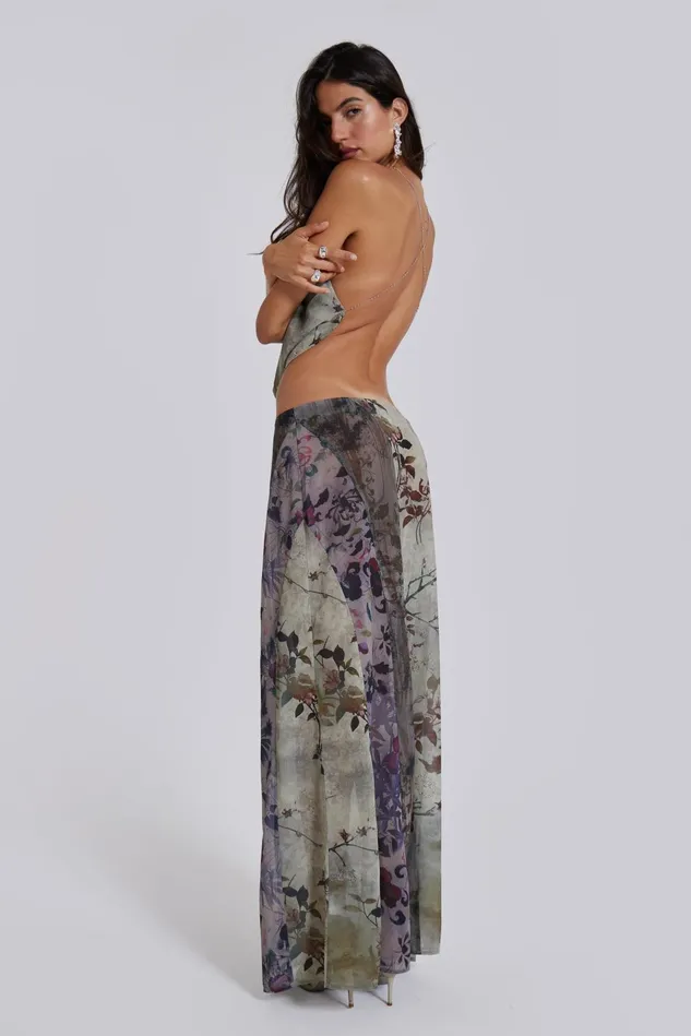 Tops Women Jaded London Shop Asteria Backless Top In Grey