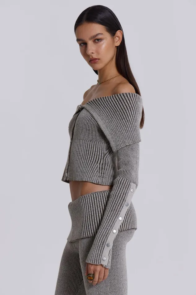 Tops Women Jaded London Shop Kensu Off The Shoulder Knit Top