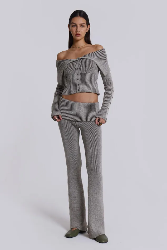 Tops Women Jaded London Shop Kensu Off The Shoulder Knit Top