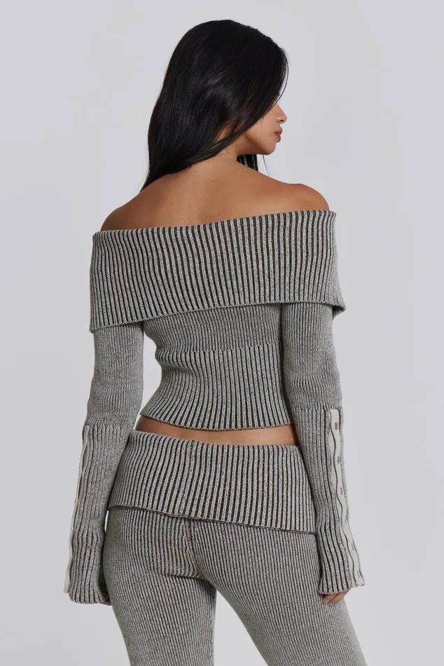 Tops Women Jaded London Shop Kensu Off The Shoulder Knit Top