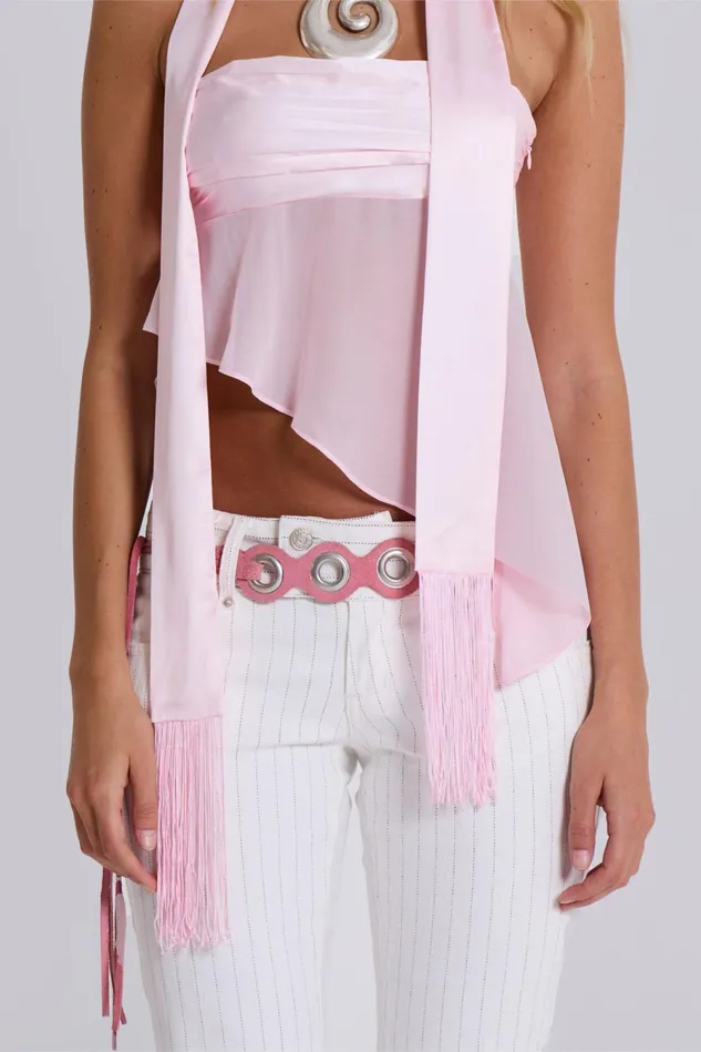 Tops Women Jaded London Shop Regina Corset Top With Scarf