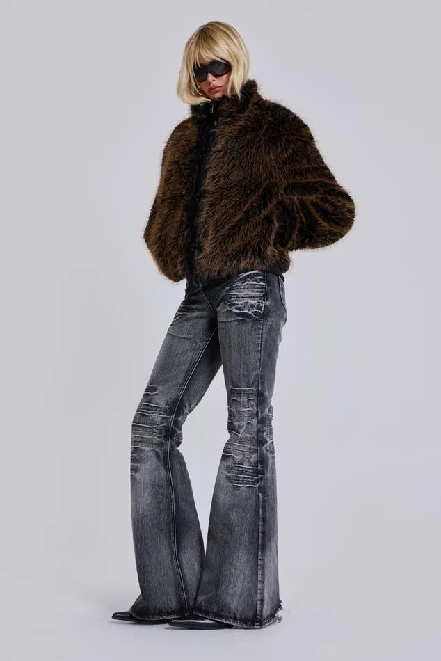 Tops Women Jaded London Shop Washed Black Drift Jeans