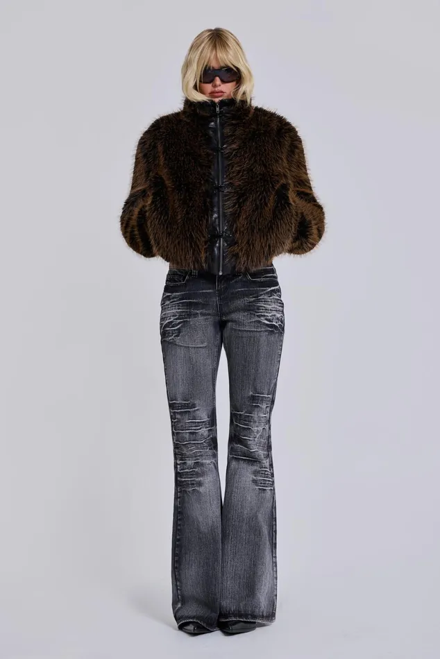 Tops Women Jaded London Shop Washed Black Drift Jeans