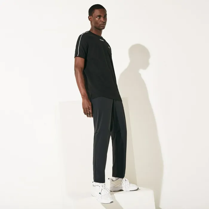 Tracksuits Lacoste Mens SPORT Stretch Track Pants BlackWhite Online