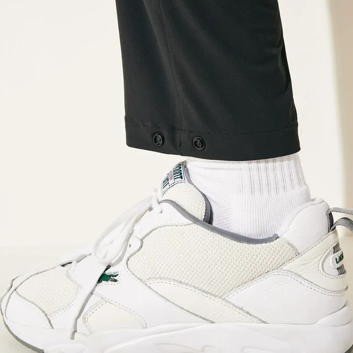 Tracksuits Lacoste Mens SPORT Stretch Track Pants BlackWhite Online