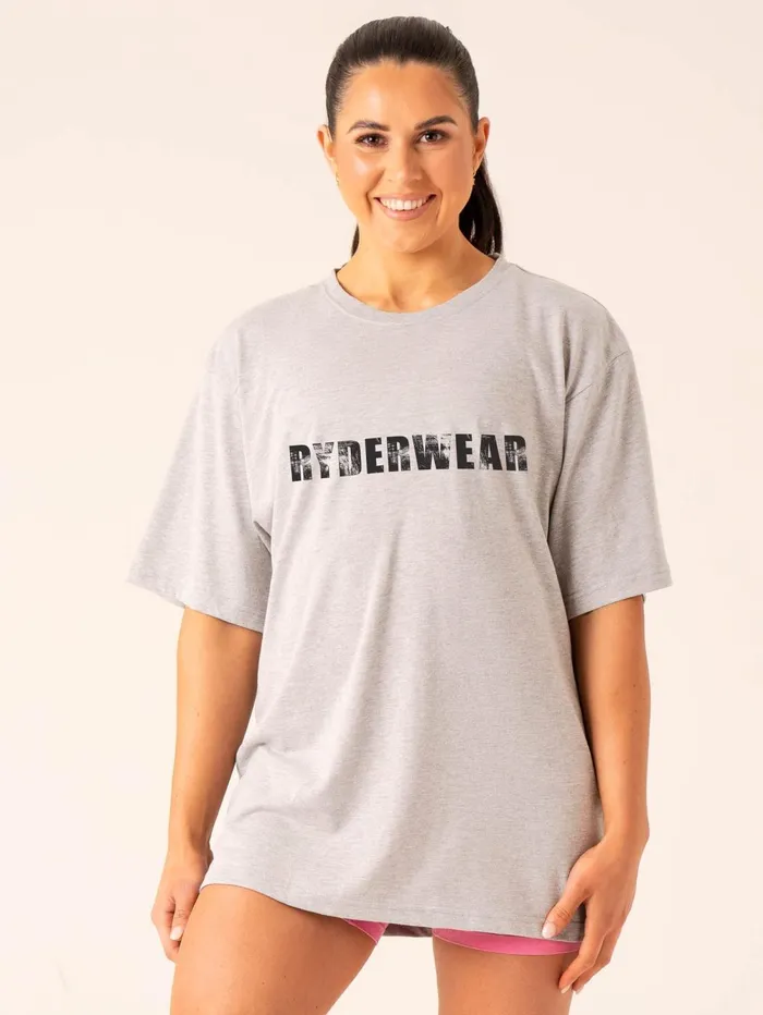 Training TShirt 8211 Snow Marl Women Ryderwear TShirts
