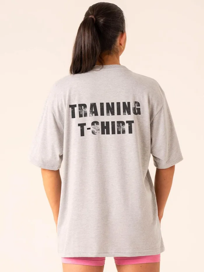 Training TShirt 8211 Snow Marl Women Ryderwear TShirts