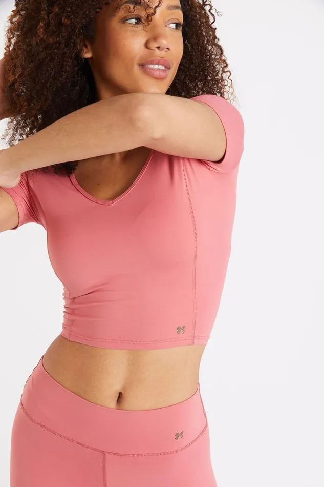 Tshirt Pink 8211 MANTRA WELLNESS Pink Women Banana Moon Tops