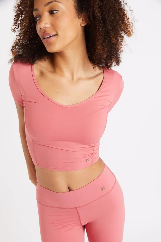 Tshirt Pink 8211 MANTRA WELLNESS Pink Women Banana Moon Tops