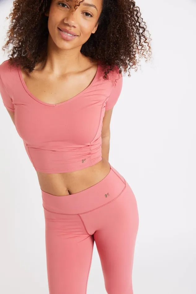 Tshirt Pink 8211 MANTRA WELLNESS Pink Women Banana Moon Tops