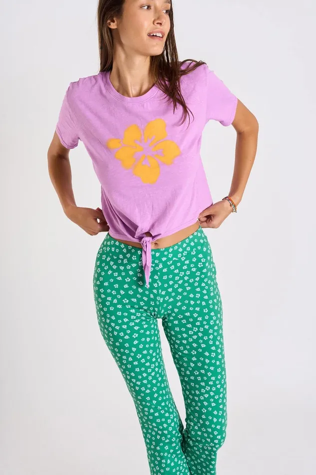 Tshirt Purple 8211 CHADO TEECLUB Purple Women Banana Moon Tops and Tshirts