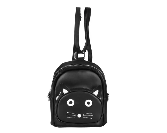 TUKskin Black Kitty MIni Backpack Women TUK Shoes Kitty Styles