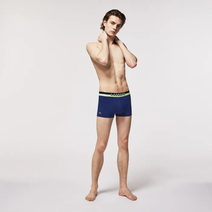 Underwear Lacoste Mens Pack Of 3 Casual PlainColored Boxers Navy BlueGrey ChineNavy Blue Store Underwear Lacoste Mens Pack Of 3 Casual PlainColored Boxers Navy BlueGrey ChineNavy Blue Store