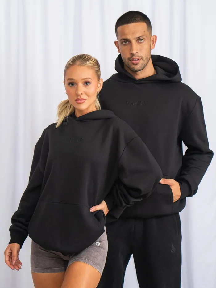 Unisex Hoodie 8211 Black Men Ryderwear Sweaters and Hoodies