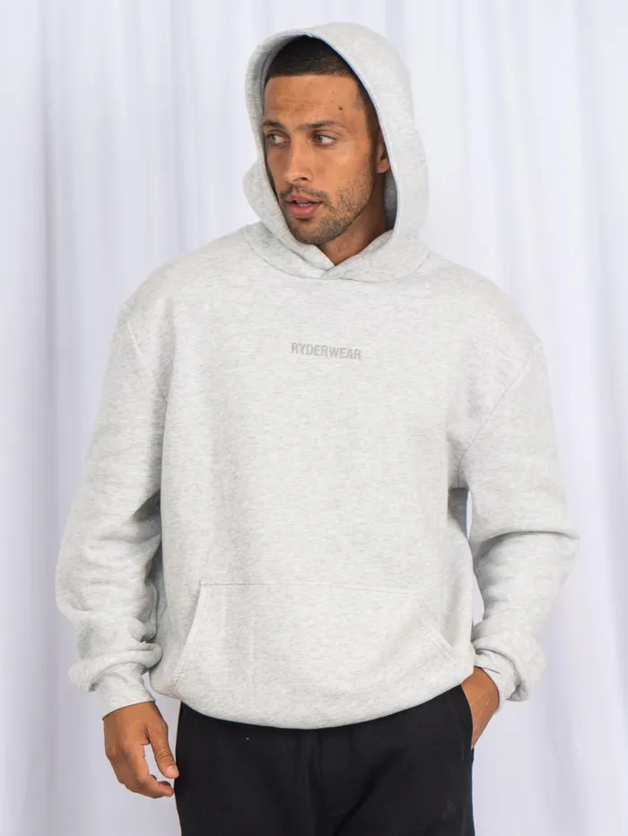 Unisex Hoodie 8211 Snow Marl Men Ryderwear Sweaters and Hoodies