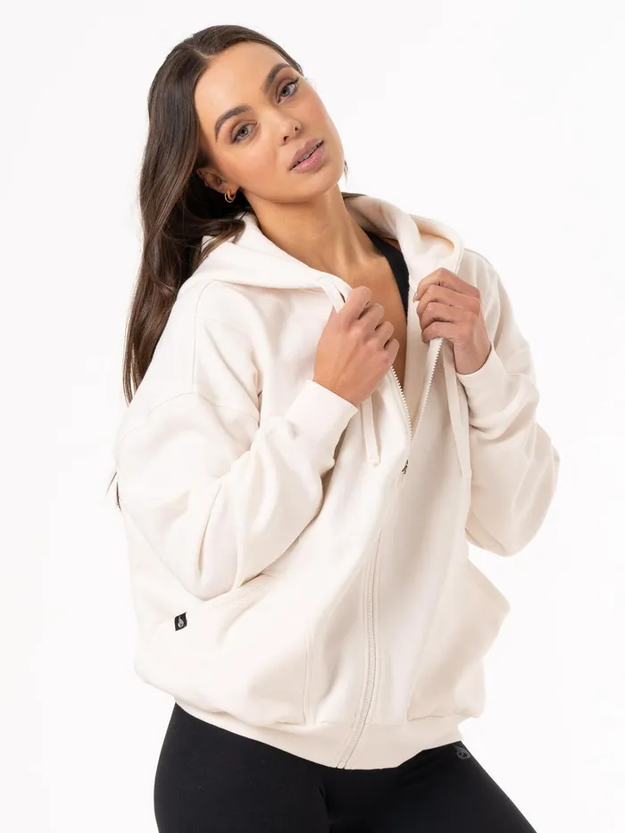 Unisex Track Jacket 8211 Off White WomenMen Ryderwear Jackets and Sweaters