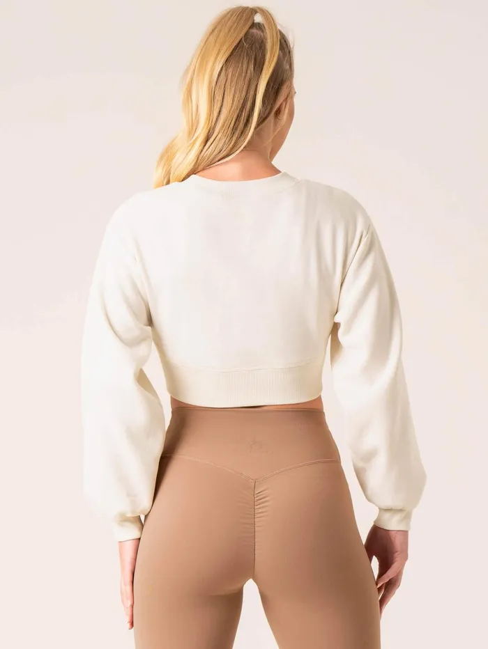 Unstoppable Sweater 8211 Vanilla Women Ryderwear Jackets and Sweaters