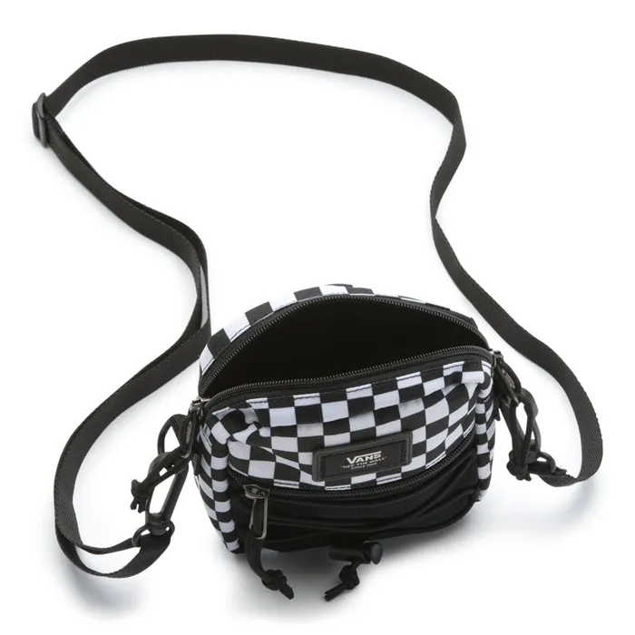 Vans Backpacks and Bags Mens Bail Shoulder Bag BlackWhite Check Vans Backpacks and Bags Mens Bail Shoulder Bag BlackWhite Check