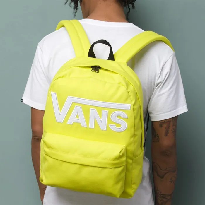 Vans Backpacks and Bags MensWomens Old Skool Drop V Backpack Sulphur Spring