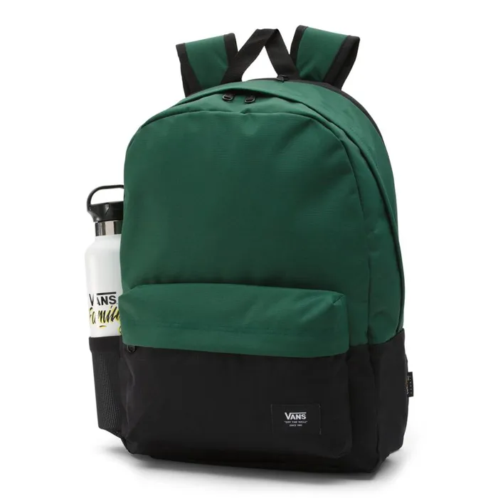 Vans Backpacks and Bags MensWomens Old Skool Plus Backpack Pine NeedleBlack