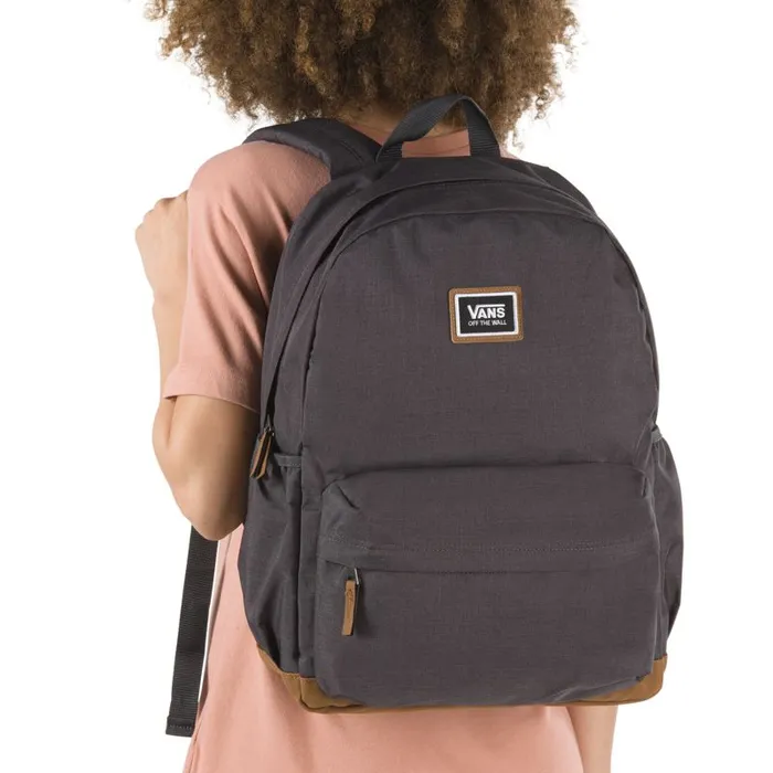 Vans Backpacks and Bags MensWomens Realm Plus Backpack Asphalt Heather