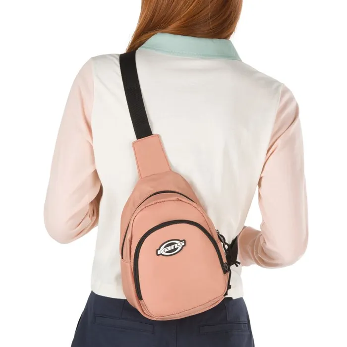 Vans Backpacks and Bags Womens Cross My Heart Sling Bag Rose Dawn