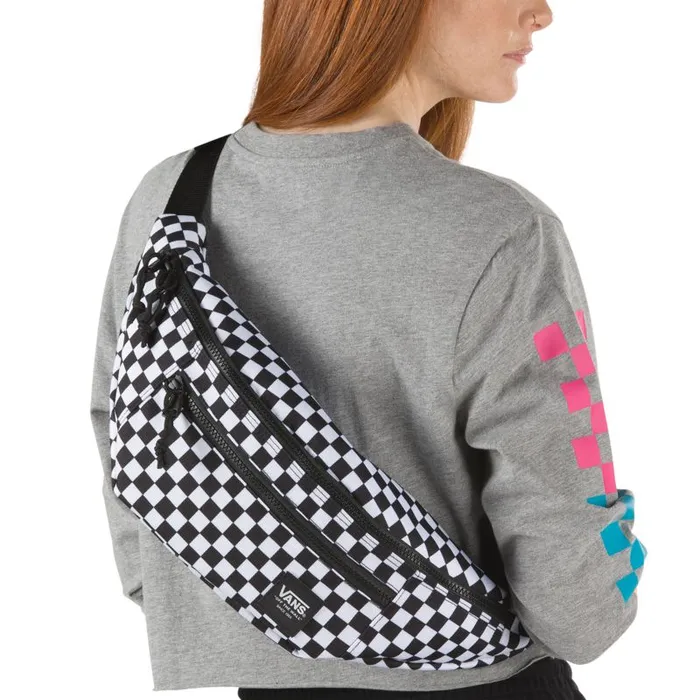 Vans Backpacks and Bags Womens Ranger Waist Pack BlackWhite Checkerboard