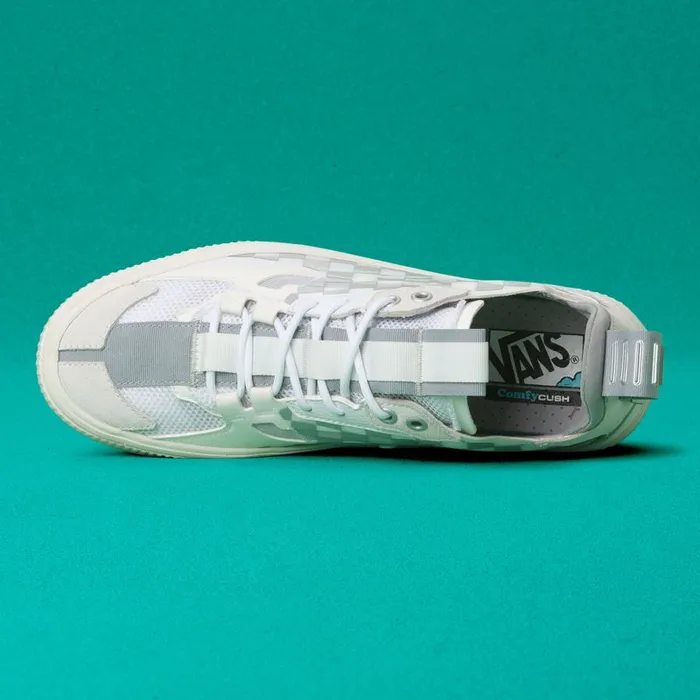 Vans Classics Shoes Mens Checker Overt CC True WhiteGrey Vans Classics Shoes Mens Checker Overt CC True WhiteGrey