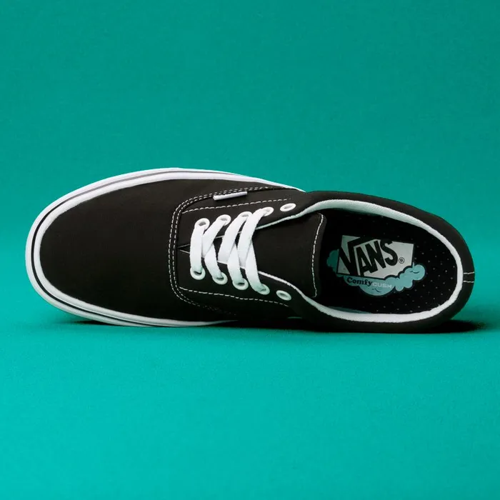 Vans Classics Shoes Mens ComfyCush Era BlackTrue White Vans Classics Shoes Mens ComfyCush Era BlackTrue White