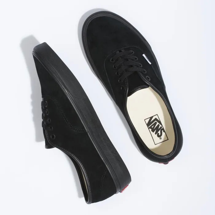 Vans Classics Shoes Mens Pig Suede Authentic BlackBlack
