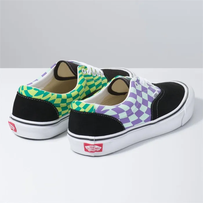 Vans Classics Shoes Mens Warp Checker Era Twist BlackBay Vans Classics Shoes Mens Warp Checker Era Twist BlackBay