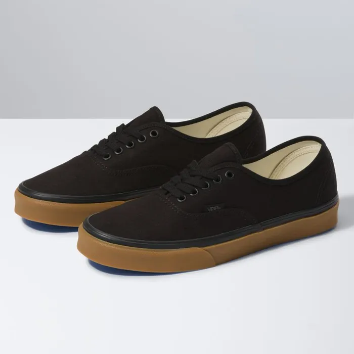 Vans Classics Shoes MensWomens 12 Oz Canvas Authentic BlackGum