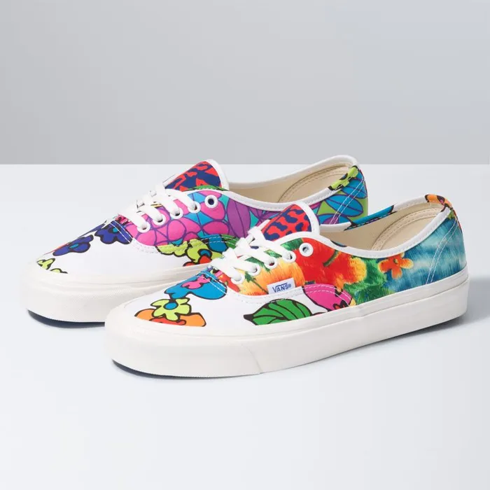 Vans Classics Shoes MensWomens Anaheim Factory Authentic 44 DX Hoffman FabricsFloral Mix