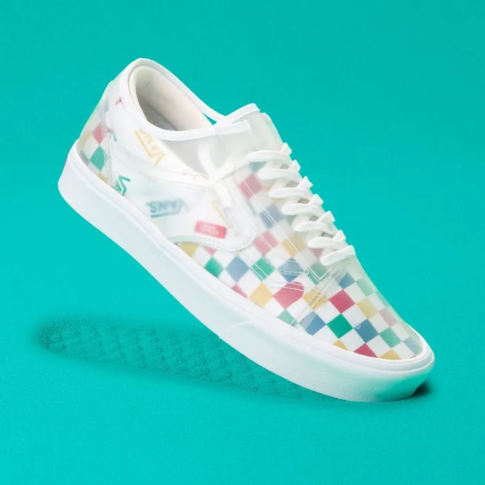 Vans Classics Shoes MensWomens Block ComfyCush SlipSkool MultiChecker