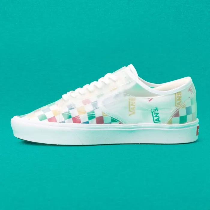 Vans Classics Shoes MensWomens Block ComfyCush SlipSkool MultiChecker