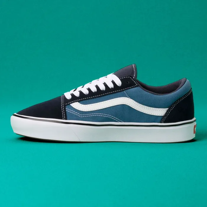 Vans Classics Shoes MensWomens ComfyCush Old Skool NavyStv Navy Vans Classics Shoes MensWomens ComfyCush Old Skool NavyStv Navy