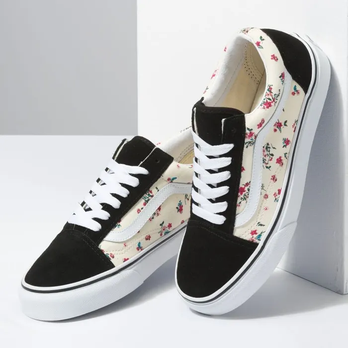 Vans Classics Shoes MensWomens Ditsy Floral Old Skool Classic WhiteTrue White Vans Classics Shoes MensWomens Ditsy Floral Old Skool Classic WhiteTrue White