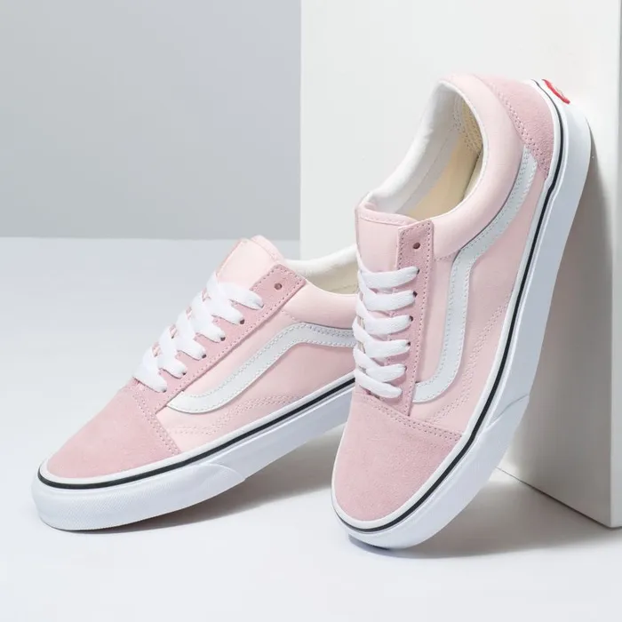Vans Classics Shoes MensWomens Old Skool BlushingTrue White Vans Classics Shoes MensWomens Old Skool BlushingTrue White