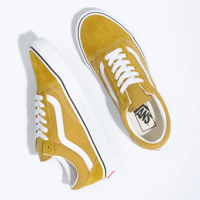 Vans Classics Shoes MensWomens Old Skool Olive OilTrue White