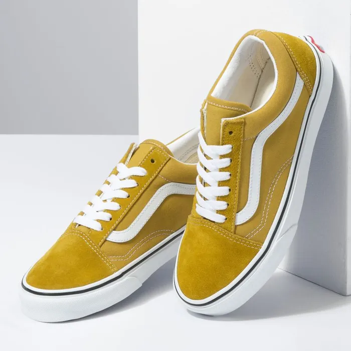 Vans Classics Shoes MensWomens Old Skool Olive OilTrue White