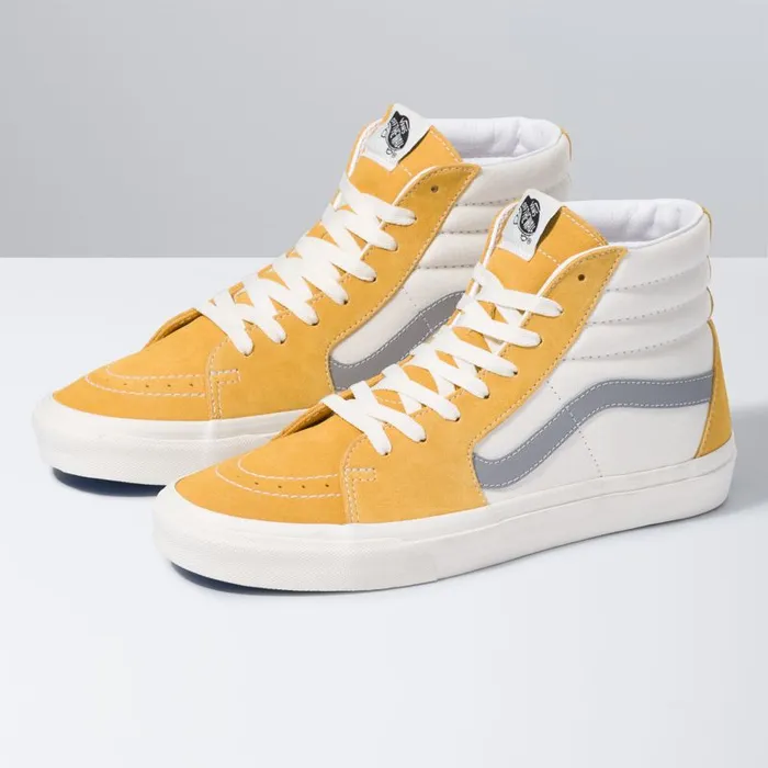Vans Classics Shoes MensWomens Retro Sport Sk8Hi Honey GoldMarshmallow