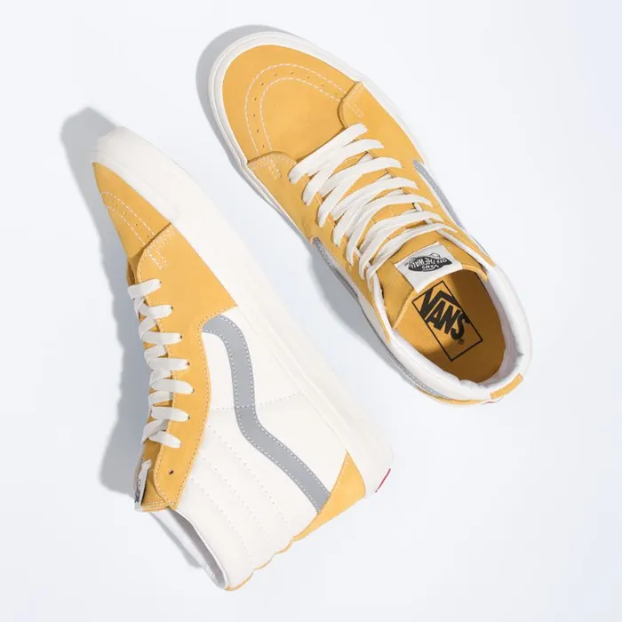Vans Classics Shoes MensWomens Retro Sport Sk8Hi Honey GoldMarshmallow Vans Classics Shoes MensWomens Retro Sport Sk8Hi Honey GoldMarshmallow