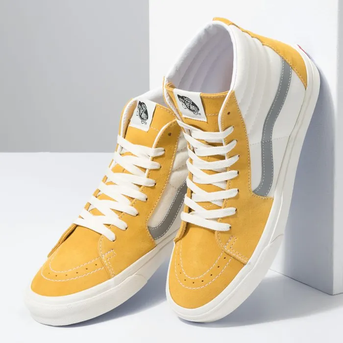 Vans Classics Shoes MensWomens Retro Sport Sk8Hi Honey GoldMarshmallow Vans Classics Shoes MensWomens Retro Sport Sk8Hi Honey GoldMarshmallow