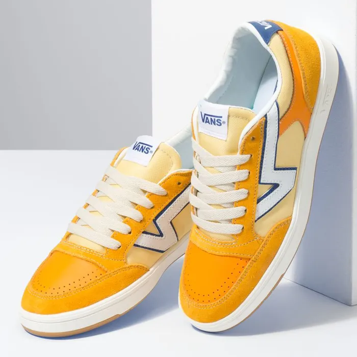 Vans Classics Shoes MensWomens Serio Collection Lowland CC GoldBlueWhite Vans Classics Shoes MensWomens Serio Collection Lowland CC GoldBlueWhite