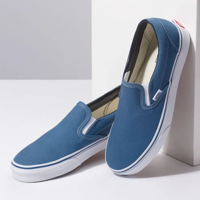 Vans Classics Shoes MensWomens SlipOn Navy Vans Classics Shoes MensWomens SlipOn Navy