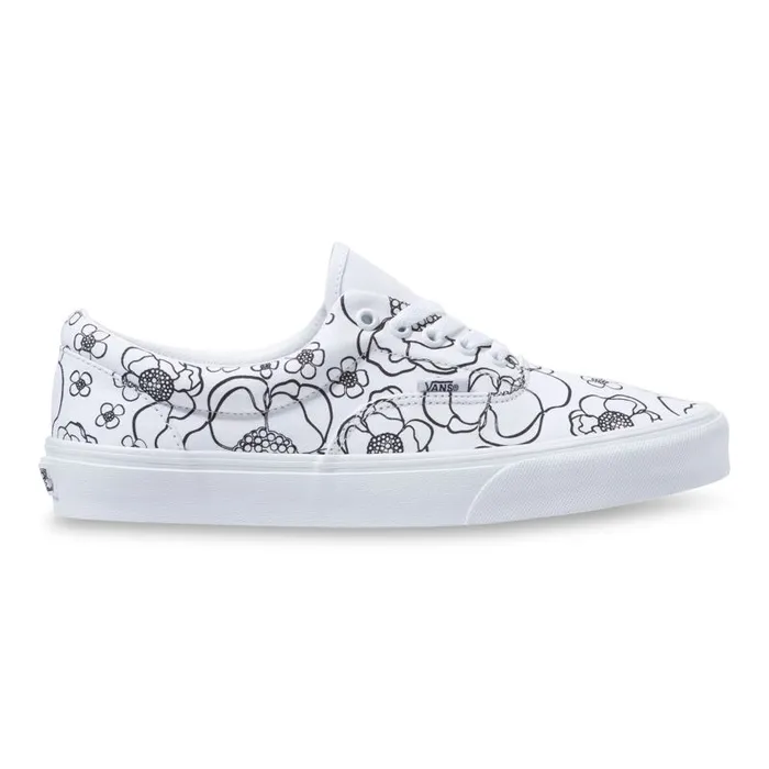 Vans Classics Shoes MensWomens UColor Era FloralTrue White Vans Classics Shoes MensWomens UColor Era FloralTrue White