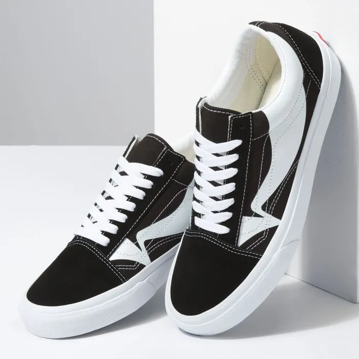 Vans Classics Shoes MensWomens Warp Old Skool BlackTrue White Vans Classics Shoes MensWomens Warp Old Skool BlackTrue White