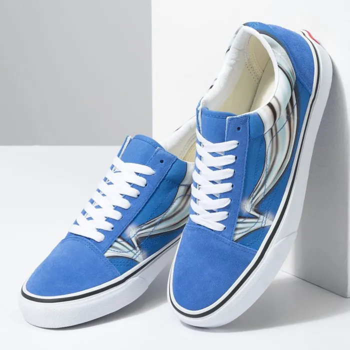 Vans Classics Shoes MensWomens Warp Old Skool Nebulas BlueChrome Vans Classics Shoes MensWomens Warp Old Skool Nebulas BlueChrome