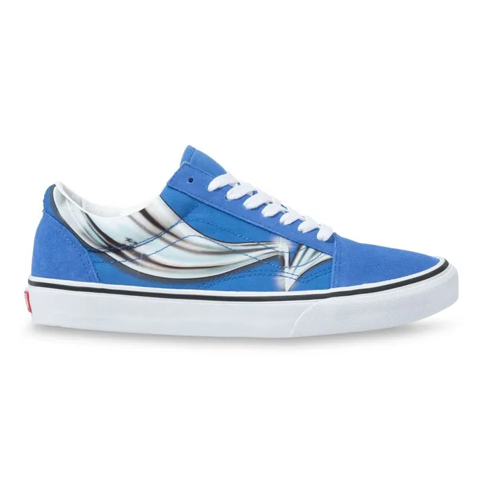 Vans Classics Shoes MensWomens Warp Old Skool Nebulas BlueChrome Vans Classics Shoes MensWomens Warp Old Skool Nebulas BlueChrome