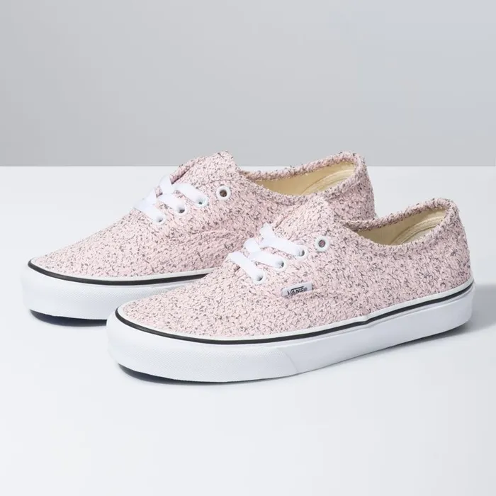 Vans Classics Shoes Womens Boucle Authentic Pink SpeckleTrue White